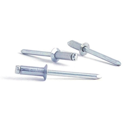 Рекомендуем купить Заклепка вытяжная открытая 5x16 с потайным бортом, алюминий / оц. сталь