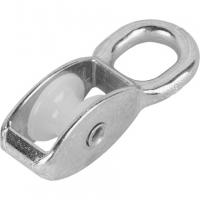 Купить блок одинарный 3/4" (20 мм) с пластиковым диском, оц. сталь оптом | ПРОТОРГ