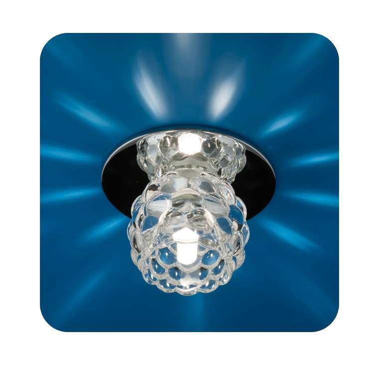 Рекомендуем купить Светильник Ice 12 5 05 с огран. стеклом цветок хром G4 ИТАЛМАК IT8066