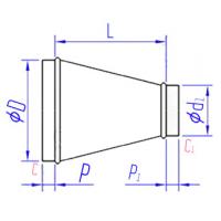 Купить переход сварной круглого сечения оптом | ПРОТОРГ