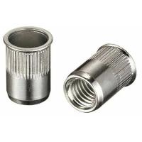 Купить заклепка м8x15.5 с внутренней резьбой, насечками и уменьшенным бортом, нерж. сталь a2 оптом | ПРОТОРГ