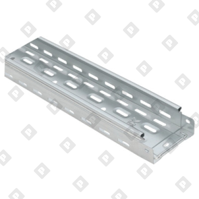 Лоток кабельный перфорированный 150x100x0,7 мм, оц. сталь - №1