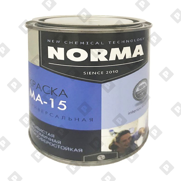 Краска масляная Novocolor МА-15 ГОСТ-71 белая (1 кг) - №1