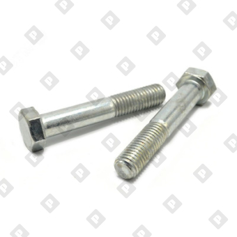 Болт ГОСТ Р ИСО 4014 M20x100 с шестигранной головкой и неполной резьбой, кл. пр. 8.8, оц. сталь - №1