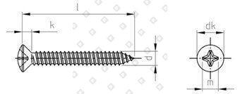 DIN 7983 A4 C 6,3X32 H - №4