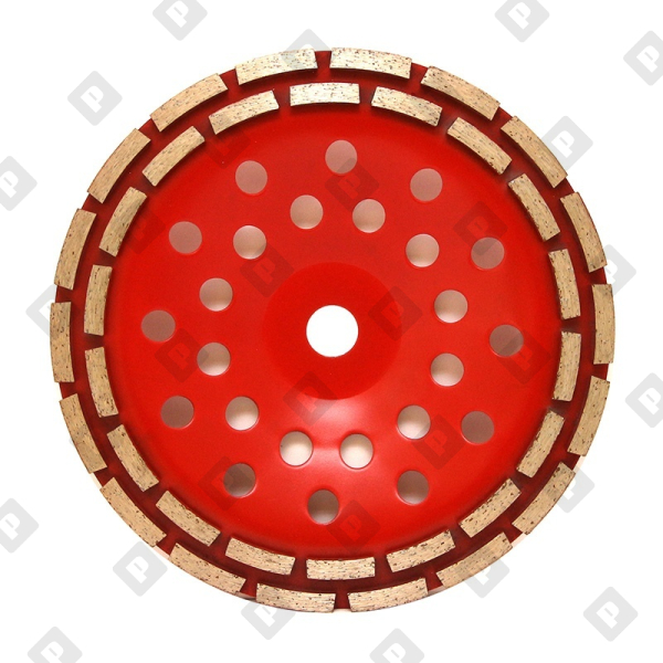 Чашка алмазная двухрядная D 230 мм - №1