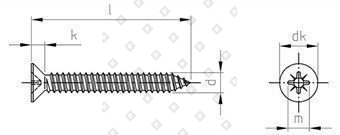 DIN 7982 A4 C 4,2X70 Z - №4