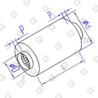 Шумоглушитель трубчатый круглый ГТК - №1
