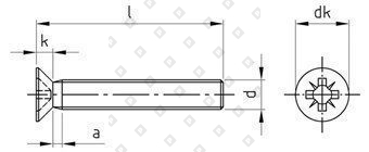 DIN 965 A4 M 6X16 Z - №4
