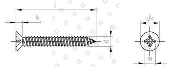 DIN 7982 A4 C 6,3X32 H - №4