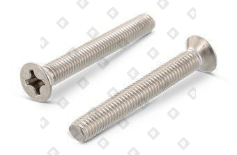 Винт DIN 965 М3х6 с потайной головкой и крестообразным шлицем РН, нерж. сталь А2 - №1