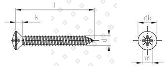 DIN 7983 A2 C 4,8X80 Z - №4