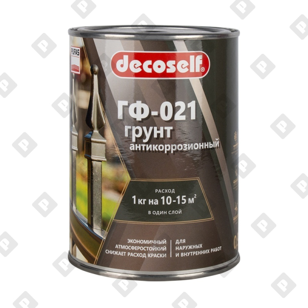 Грунт ГФ-021 Pufas Decoself красно-коричневый (0,9 кг) - №1