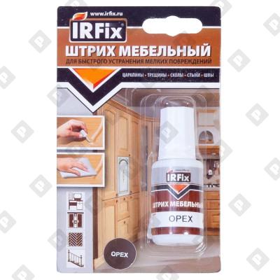 Штрих IRFix мебельный "Орех", 20 мл - №1