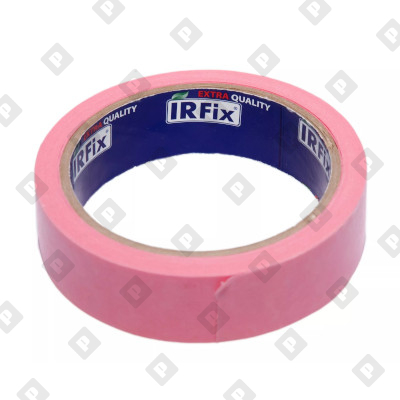 Малярная лента для деликатных поверхностей IRFix Extra "Розовая", 25 мм x 25 м - №1