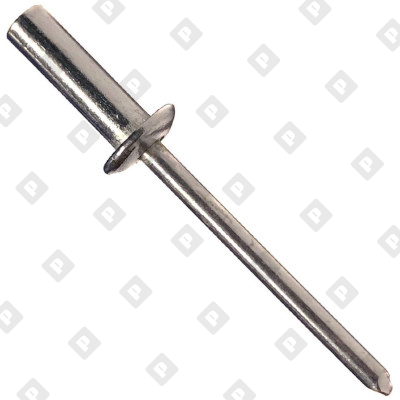 Заклепка вытяжная закрытая 3,2x8 со стандартным бортом, нерж. сталь A2 / нерж. сталь A2 - №1