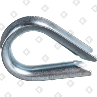 Коуш 12 ГОСТ 2224-93 для троса Ø 2.5 - 3.5 мм - №3