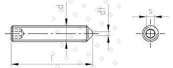 DIN 914 A2 M 10X70 - №4