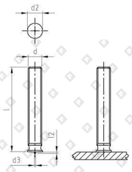 M 6X8 ISO 13918 A2 PT - №5