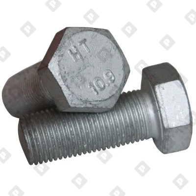 Болт DIN 961 M10x60 с шестигранной головкой и полной резьбой с шагом 1.25, кл. пр. 10.9 - №3