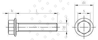 DIN 6921 M 10X65/65 A2 - №4