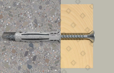 Распорный дюбель Fischer SX Plus 4x20 с кромкой - №2