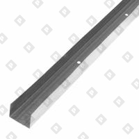 Профиль направляющий ПН-4 75x40x0.6 мм (3 м) для ГКЛ, оц. сталь - №1